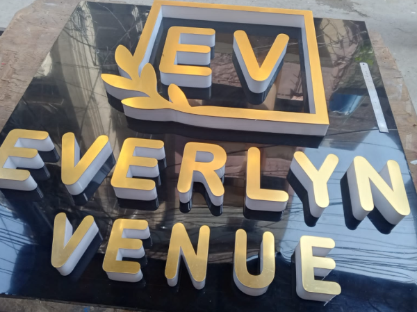 Neon Logo 3d Board